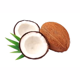 semi husk coconut