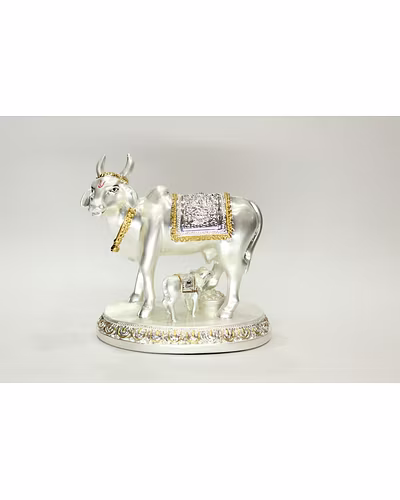 Silver Plated Cow Calf (Small)-TSL1800