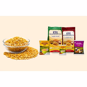 Sachet Pois Chiches Chana Dal Whole Besan NATURZ ETG Agro
