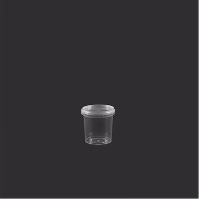 Conteneur Boîte Plastique Grande Capacité avec couvercle GLEN couleur Noire ou Transparente-1