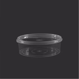 Conteneur Boîte à Bonbon Plastique avec couvercle GLEN couleur Noire ou Transparente