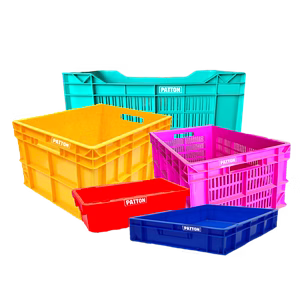 Caisses en plastique Contact Alimentaire Professionnelle Logistique pour Transport et Stockage PATTON