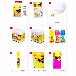 produit adhésif pour papiers deli et pentonic linc