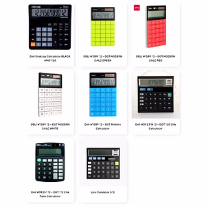 Calculatrice Bureau et Comptoir pour l'école et le travail Deli LINC