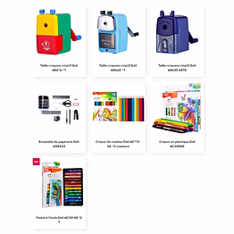 fournitures scolaires de qualité deli linc