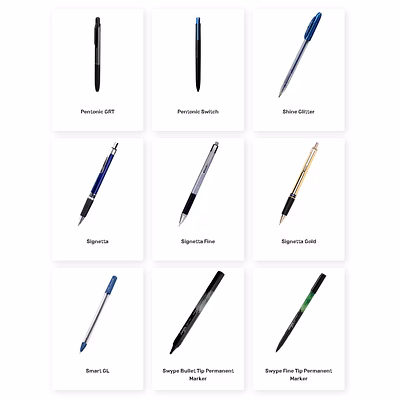 Instruments d'écriture LINC de qualité comme Stylos et Crayons de Pentonic et Uniball, et Marqueurs de Swype-2