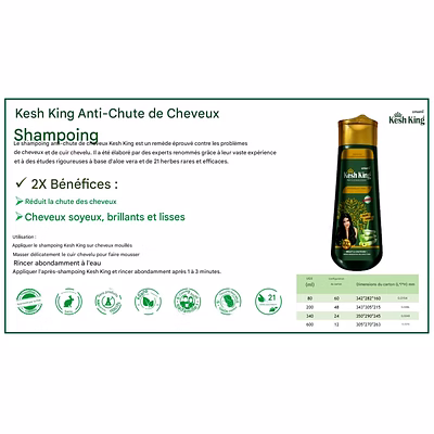 Huile Ayurvédique Shampoing Kesh King-2