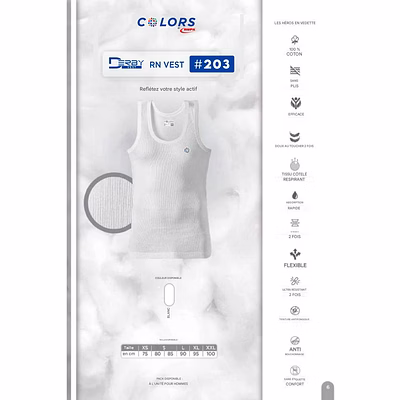 Débardeur Homme VEST COlors  RUPA-4