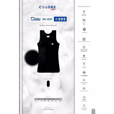 Débardeur Homme VEST COlors  RUPA-6