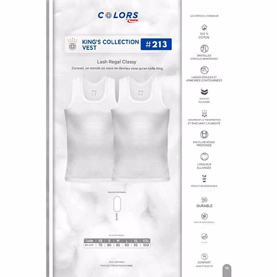 Débardeur Homme VEST COlors  RUPA-13