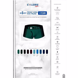 débardeur slip caleçon junior colors rupa