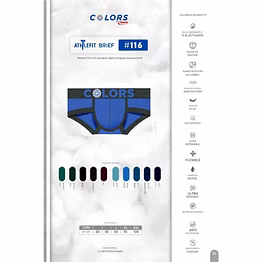 slip homme brief colors rupa