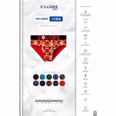 Slip Homme BRiEF Colors RUPA-6