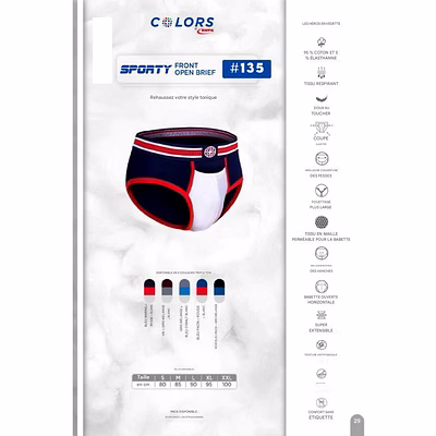 Slip Homme BRiEF Colors RUPA-9