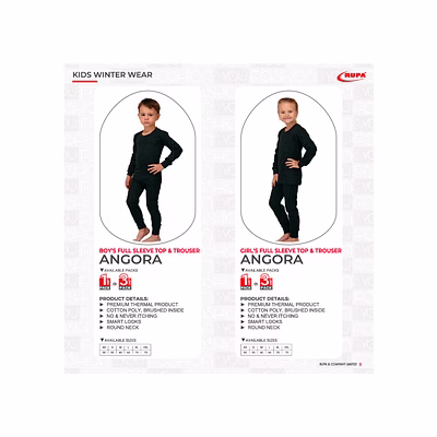 Vêtements Hiver Enfants Kids Winter Wear RUPA-1