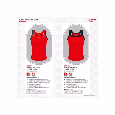 Sous-Vêtements Enfants Children InnerWear RUPA-3