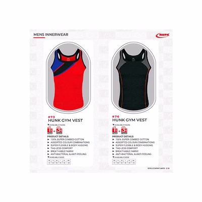 Sous-Vêtements Homme Mens InnerWear RUPA-13