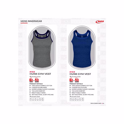 Sous-Vêtements Homme Mens InnerWear RUPA-14