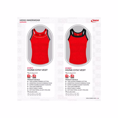 Sous-Vêtements Homme Mens InnerWear RUPA-15