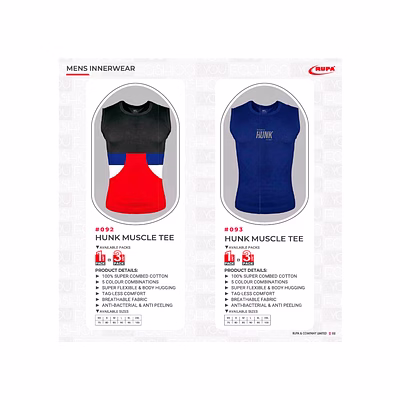 Sous-Vêtements Homme Mens InnerWear RUPA-8