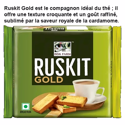 Biscottes Rusk Beurre Lait Gâteau Gold Sans Sucre Saj Food Bisk Farm-5