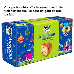 Gâteaux Festifs Fruits Dundee Chocolat-Noix Datte-Cerise Prune Beurre Végétarien Nolen-Gur Saj Food Bisk Farm