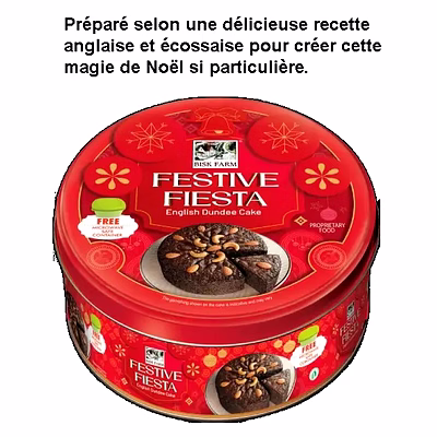 Gâteaux Festifs Fruits Dundee Chocolat-Noix Datte-Cerise Prune Beurre Végétarien Nolen-Gur Saj Food Bisk Farm-1