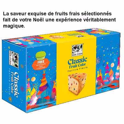 Gâteaux Festifs Fruits Dundee Chocolat-Noix Datte-Cerise Prune Beurre Végétarien Nolen-Gur Saj Food Bisk Farm-4