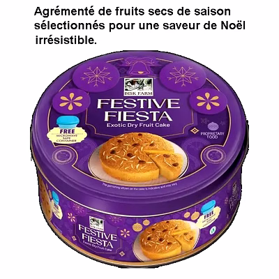 Gâteaux Festifs Fruits Dundee Chocolat-Noix Datte-Cerise Prune Beurre Végétarien Nolen-Gur Saj Food Bisk Farm-5