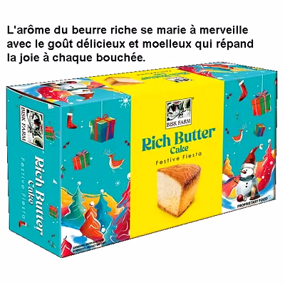 Gâteaux Festifs Fruits Dundee Chocolat-Noix Datte-Cerise Prune Beurre Végétarien Nolen-Gur Saj Food Bisk Farm-9