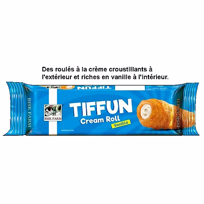 Roulé à la Crème Cream Roll Fruits Vanille Tiffun Saj Food Bisk Farm-2