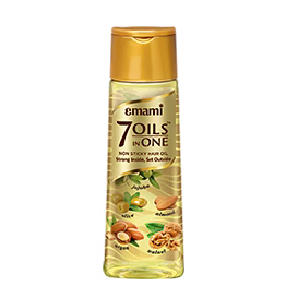emami group 7 huiles en 1 capillaires cheveux femme réparation cactus ricin karité nigelle emami