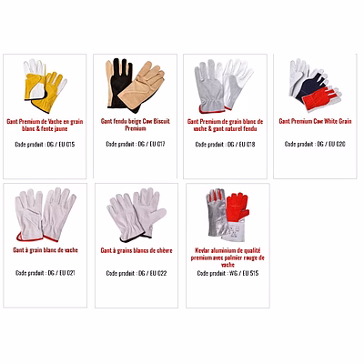 Gants Travail Protection Main Sécurité Professionnelle EPi conformité CE-15