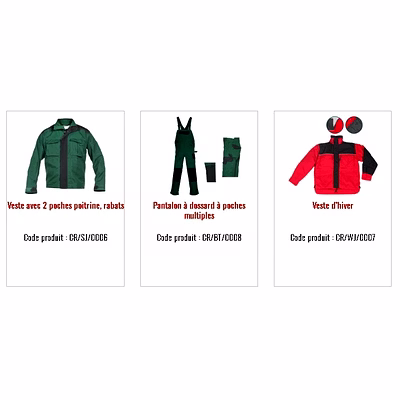 Vêtements Travail Sécurité Professionnelle Protection Corporelle normes CE EPi-4