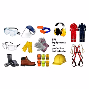 Equipements Protection Individuel CE EPi : Bras Chute Corps Auditive Tête Oculaire Respiratoire