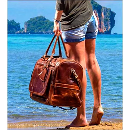 sac voyage roulettes trolley cuir lgmc