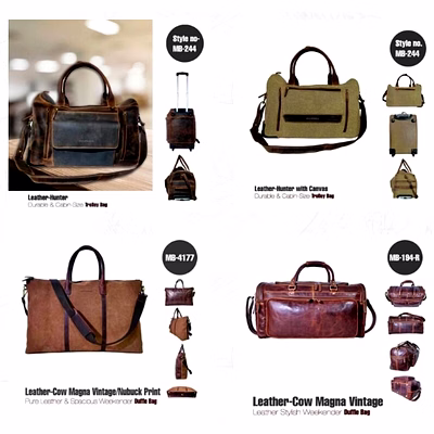 Sac Voyage Roulettes Trolley Cuir LGMC-3