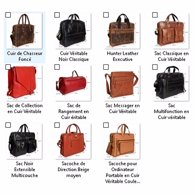 Sac à Main Homme Handbag Cuir LGMC-10