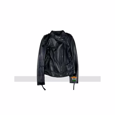 Veste Motard Homme Femme Biker Jacket Cuir Leather LGMC-8