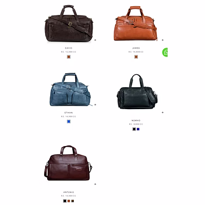 Sac Voyage Roulettes Trolley Cuir LGMC-4