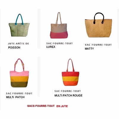 Sac Jute et Coton Cotton LGMC-12