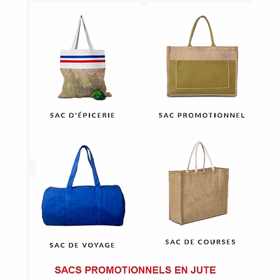 Sac Jute et Coton Cotton LGMC-14