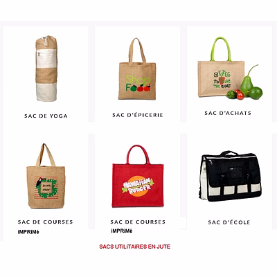 Sac Jute et Coton Cotton LGMC-15