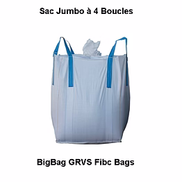 sac bigbag grands récipients pour vrac souples fibc bag royal touch fablon