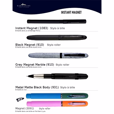 Stylo Métal Plastique Promotionnel Metal Plastic Promotional Pens Submarine-12
