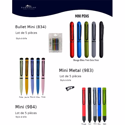 Stylo Métal Plastique Promotionnel Metal Plastic Promotional Pens Submarine-16