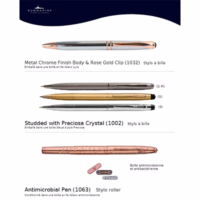 Stylo Métal Plastique Promotionnel Metal Plastic Promotional Pens Submarine-20