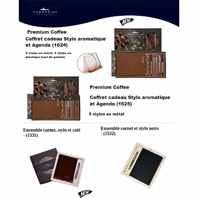 Coffret Stylo Carnet Cadeau Boîte Pen Gift Set Box Submarine-2