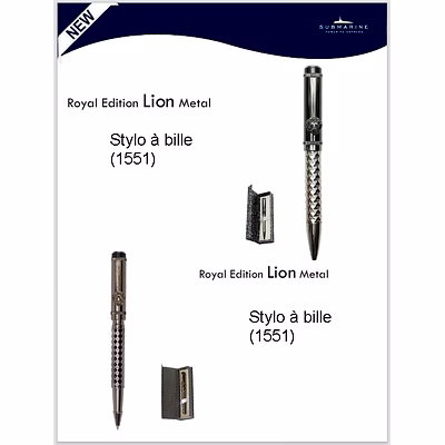 Coffret Stylo Carnet Cadeau Boîte Pen Gift Set Box Submarine-10