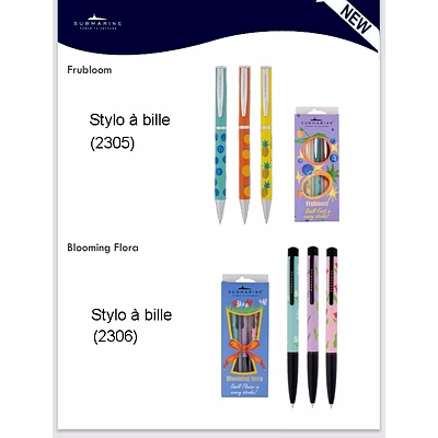 Coffret Stylo Carnet Cadeau Boîte Pen Gift Set Box Submarine-13